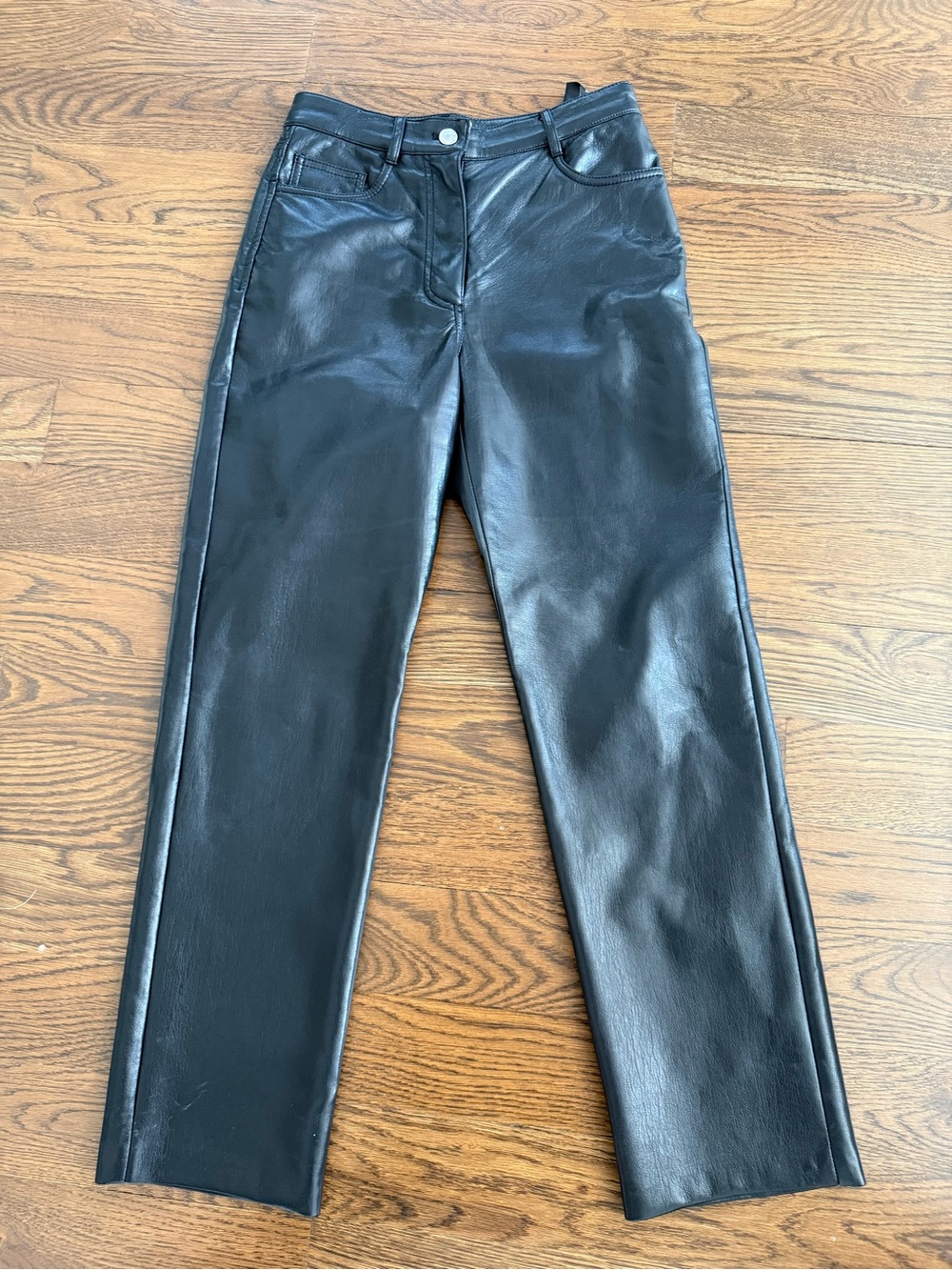 Wilfred Black Vegan Leather the Melina Pant / like new